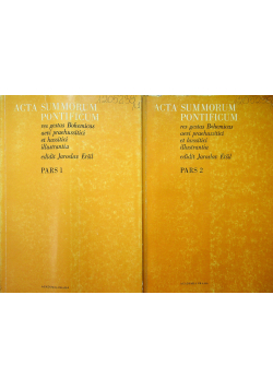 Acta Summorum Pontificum pars 1 i 2