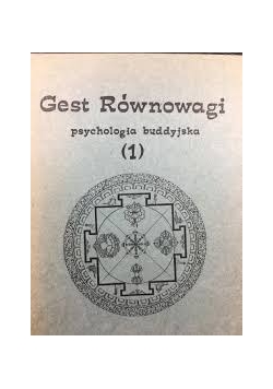 Gest równowagi, psychologia buddyjska 1