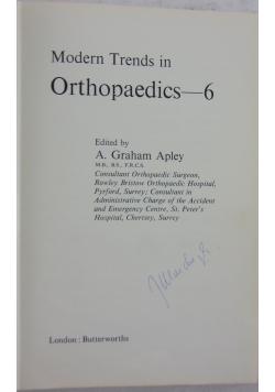 Modern trends in orthopaedics 6