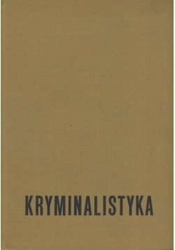 Kryminalistyka