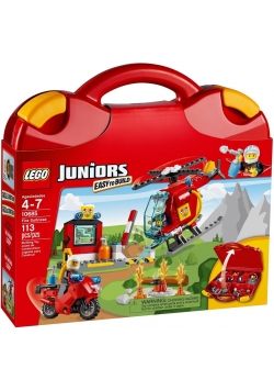 Lego JUNIORS 10685 Walizeczka - straż pożarna