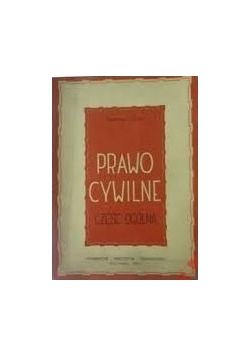 Prawo cywilne część ogólna, 1950 r.