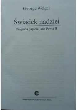 Światek nadziei biografia Papieża Jana Pawła II