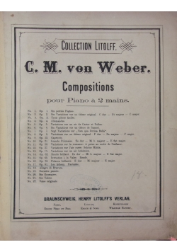Compositions pour Piano a 2 mains