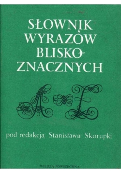 Słownik Wyrazów bliskoznacznych