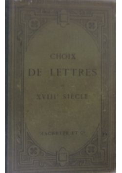 Choix de lettres, 1901 r.