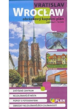 Plan kieszonkowy rys. - Wrocław w. czeska 1:16 500