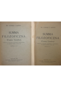Summa Filozoficzna, księga I-II, IV, ok. 1930r.