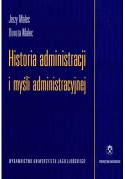 Historia administracji i myśli administracyjnej
