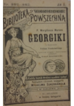 Biblioteka Powszechna Georgiki, 1920 r.