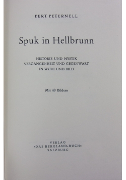 Spuk in Hellbrunn, 1949 r.