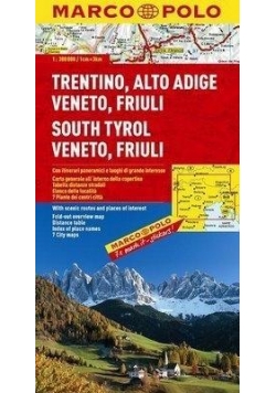 Mapa Drogowa Marco Polo. Tyrol, Wenecja 1:300 000