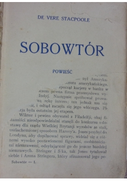 Sobowtór, 1930r.