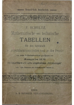 Mathematische und technische tabellen