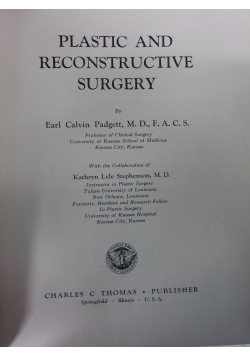 Plastic and Reconsructive Surgey, 1948 r.