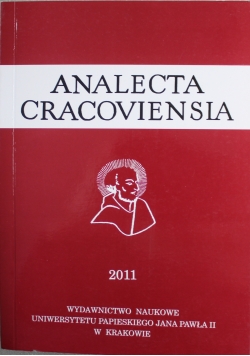 Analecta Cracoviensia XLIII