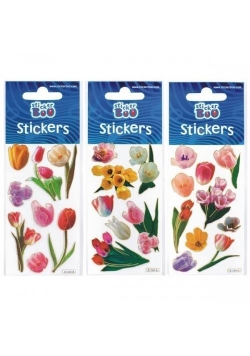Naklejki Sticker BOO silver tulipan