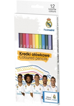 Kredki ołówkowe 12 kolorów  Real Madrid