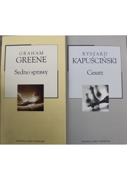 Cesarz/ Sedno sprawy  zestaw 2 książek