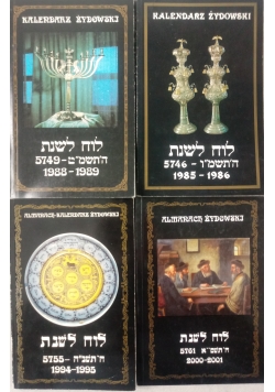 Almanach i kalendarz żydowski 4 tomy