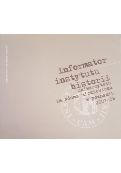 Informator instytutu historii