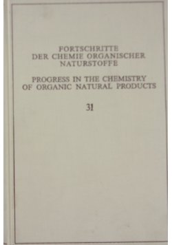 Fortschritte der Chemie Organischer Naturstoffe 31