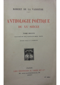 Anthologie poetique du XX siecle, 1924 r.