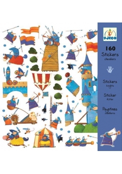 Zestaw naklejek 160 cz. - Rycerze