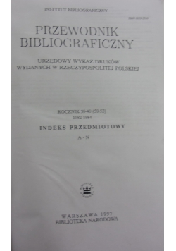 Przewodnik Bibliograficzny ,Zestaw 2 tomów