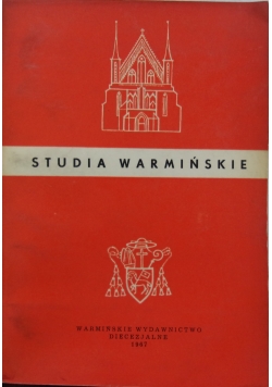 Studia Warmińskie tom IV