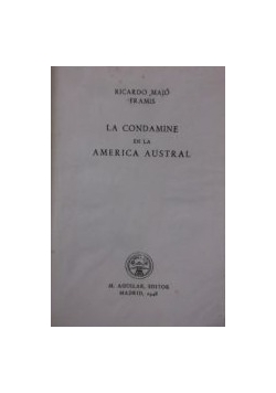 La Condamine en la America Austral, 1948 r.