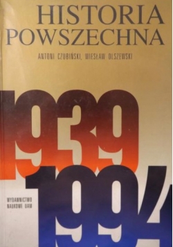 Historia powszechna 1939 - 1994