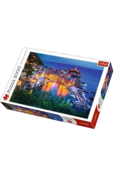 Puzzle 2000 Vernazza o zmroku TREFL