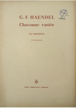 Chaconne variee na fortepian