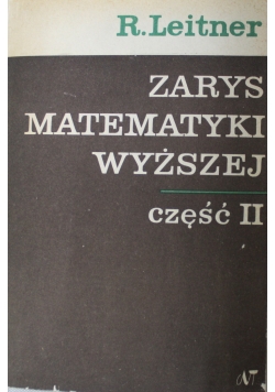 Zarys matematyki wyższej Część II
