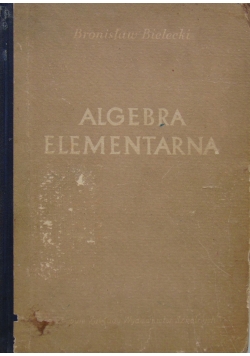 Algebra elementarna