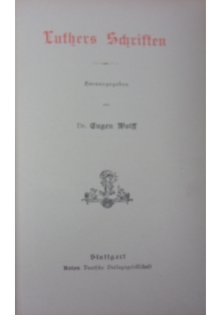 Luthers Schriften