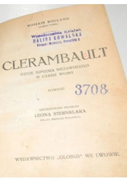 Clerambault,1928r.