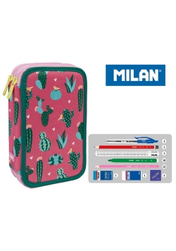 Piórnik Milan 2-poziomowy z wyposażeniem Cactus