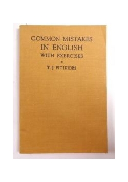Common Mistakes in English, reprint z 1947 r.