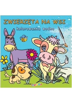 Kolorowanka wodna. Zwierzęta na wsi