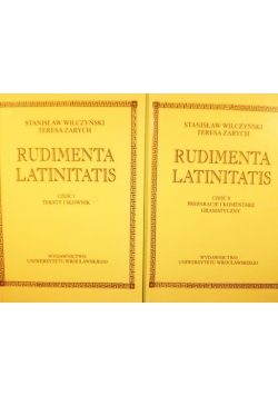Rudimenta Latinitatis, zestaw 2 książek