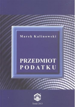 Przedmiot podatku