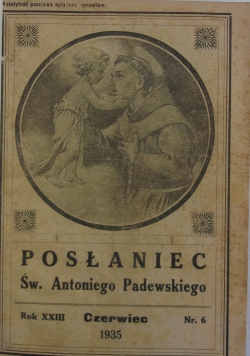 Posłaniec św. Antoniego Padewskiego, 1935 r.