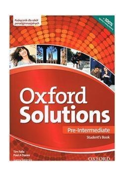 Oxford Solutions Pre-Intermediate SB OXFORD