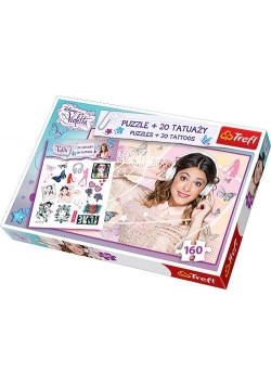 Puzzle 160 + Tatuaże Violetta TREFL