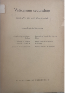 Vaticanum secundum Band III