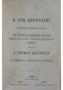 Sanctorum Patrum Opustula Selecta VI. 1869 r.