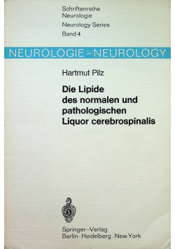 Die Lipide ndes normalen und pathologishen Liquor cerebrospinalis