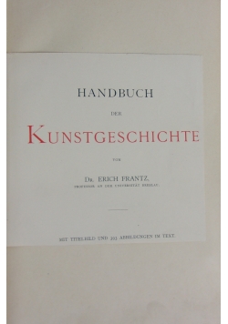 Handbuch der Kunstgeschichte